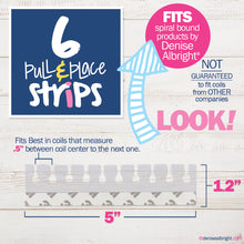 Load image into Gallery viewer, Pull &amp; Place Snap-in Twin Coil Adhesive Strips | Pack of (6) | All Bright &amp; Cheery - Denise Albright® 