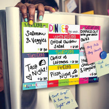 Load image into Gallery viewer, 52-Week Meal Minder® Weekly Menu Planner Pad | Grocery List | Bonus Dry Erase Menu Board - Denise Albright® 