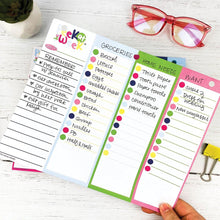 Load image into Gallery viewer, NEW! Peek at the Week® | Weekly Planner Pad | Checklists, Priorities, Dry Erase Backer - Denise Albright® 