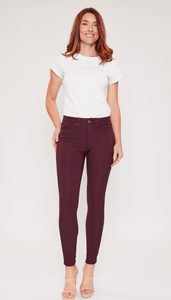 YMI hyperstretch Colored Jegging - Plum 889