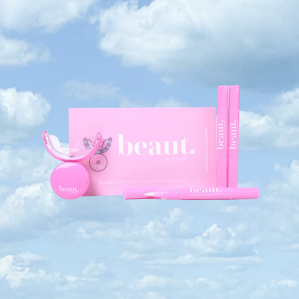 Beaut. The Polly Pink popular Smile Kit Teeth Whitening System Beaut