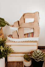 Load image into Gallery viewer, Very G Allie Wedge Sandal in Cream