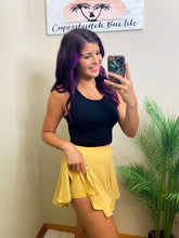 Load image into Gallery viewer, Ribbed Pleated Skirt with Built-In Shorts - Honey 365