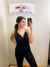 Load image into Gallery viewer, Sequins Romper - Black 857